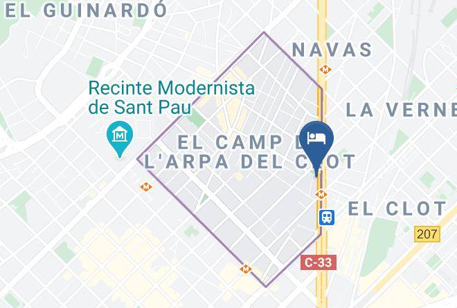 Hotel Catalonia Atenas Map