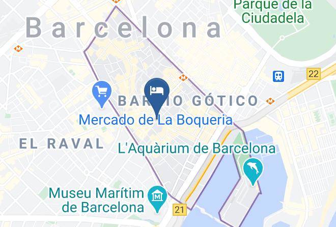 Barcelona - Hotel Catalonia Avinyo Maps