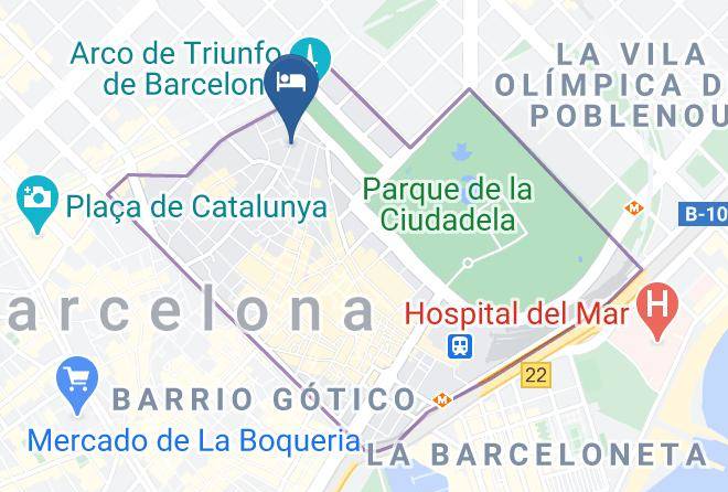 Barcelona - Hotel Catalonia Born Maps