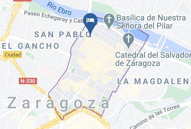 Zaragoza - Hotel Catalonia El Pilar Maps