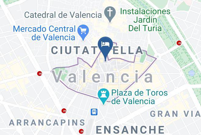 Hotel Catalonia Excelsior Map