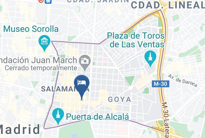 Madrid - Hotel Catalonia Goya Maps
