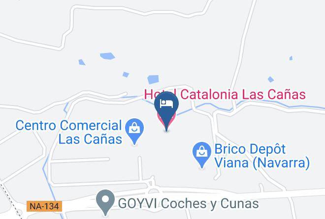 Hotel Catalonia Las Canas Map