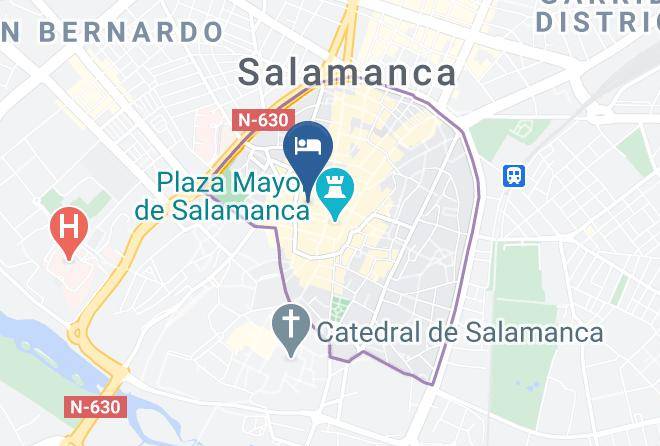 Hotel Catalonia Plaza Mayor Salamanca Map