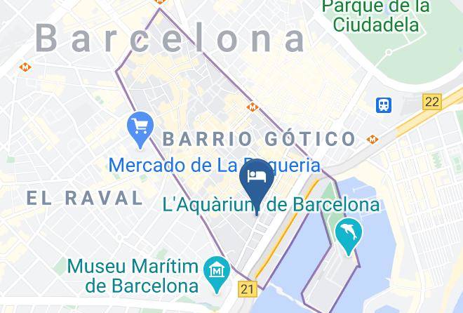 Barcelona - Hotel Catalonia Port Maps