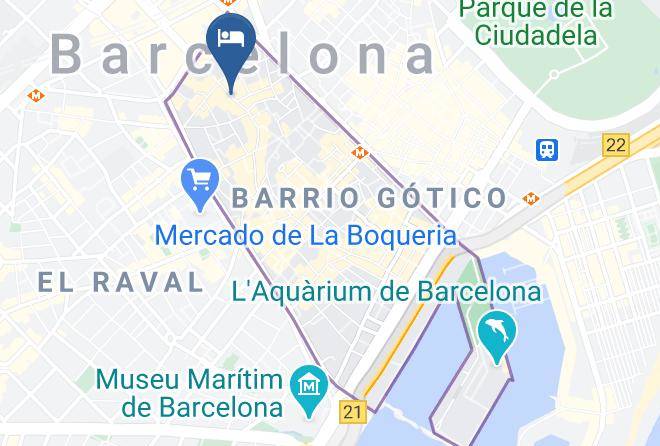 Barcelona - Hotel Catalonia Portal De L'angel Maps