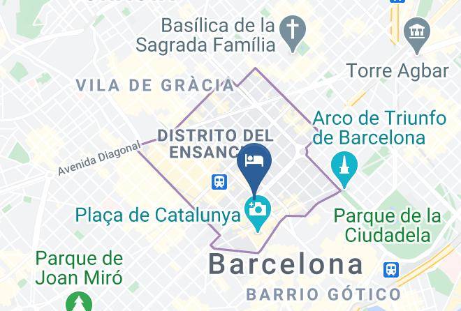 Hotel Catalonia Passeig De Gracia Map