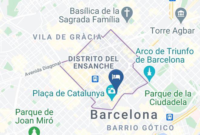 Hotel Catalonia Square Map