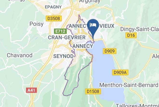 Haute Savoie - Hotel Catalpa Maps