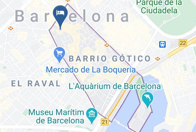 Barcelona - Hotel Catalunya Maps