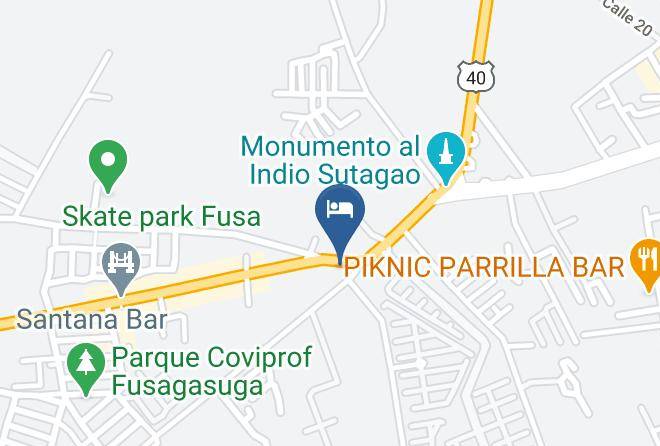 Fusagasuga - Hotel Catama Inn Maps