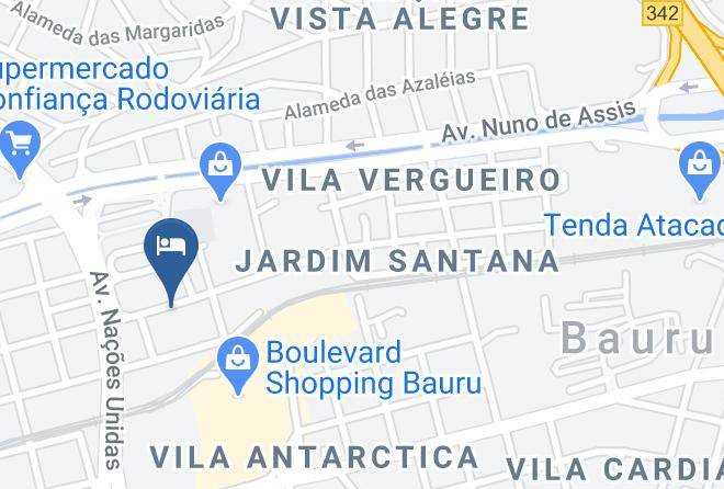 Bauru - Hotel Catarina De Bauru Maps