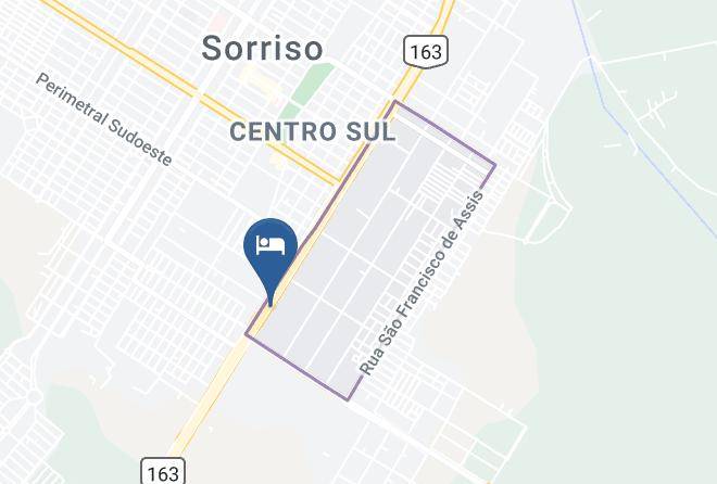 Sorriso - Hotel Catarinense Maps