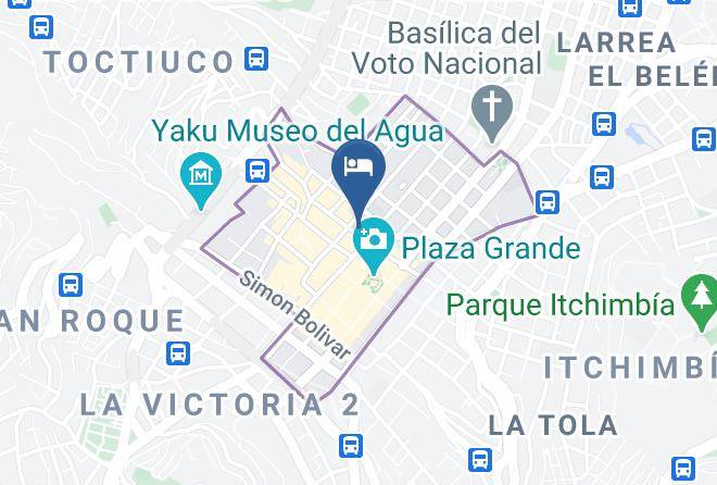 Distrito Metropolitano De Quito - Hotel Catedral Internacional Maps