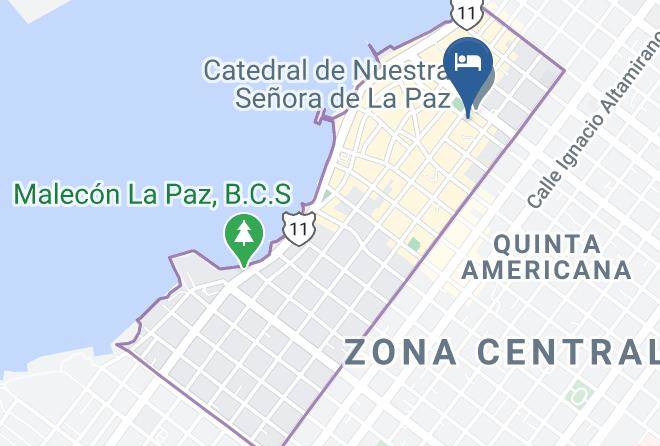 Hotel Catedral La Paz Map