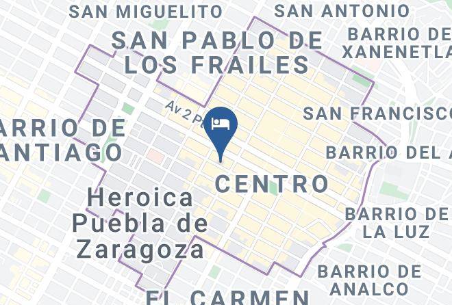 Heroica Puebla De Zaragoza Puebla - Hotel Catedral Puebla Maps