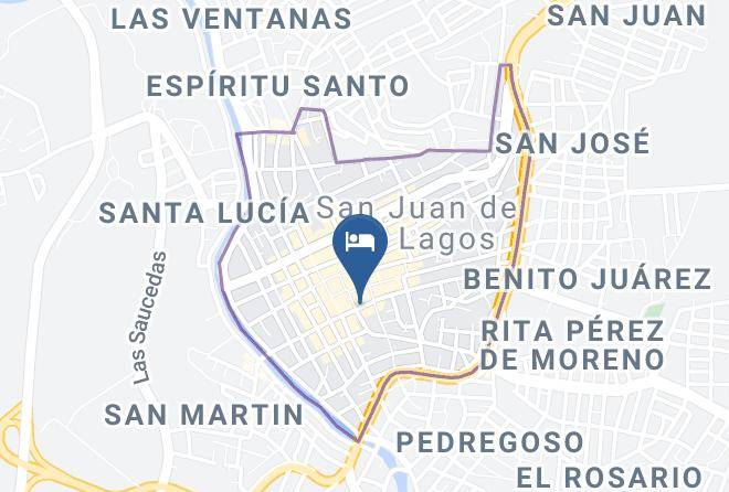 San Juan De Los Lagos - Hotel Catedral Maps