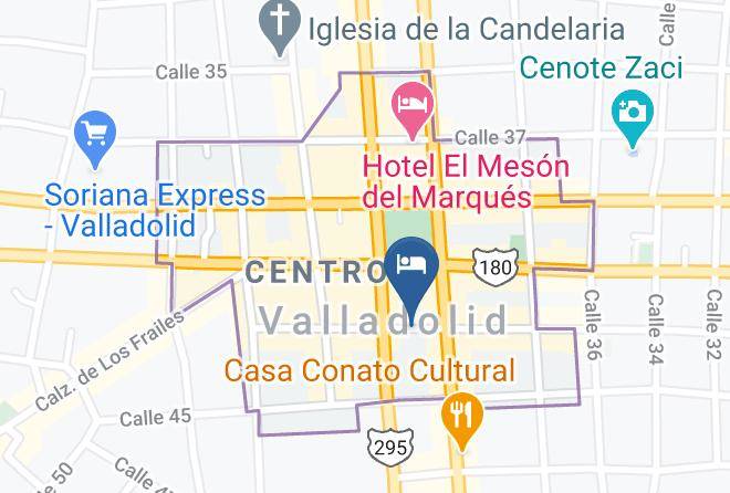 Valladolid - Hotel Catedral Valladolid Maps