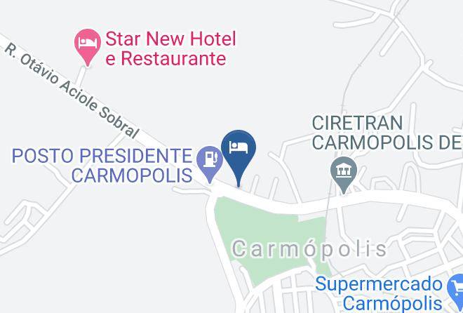 Carmopolis - Hotel Catete Maps