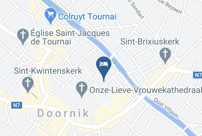 Hainaut - Hotel Cathedrale Maps