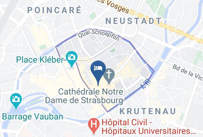 Hotel Cathedrale Map