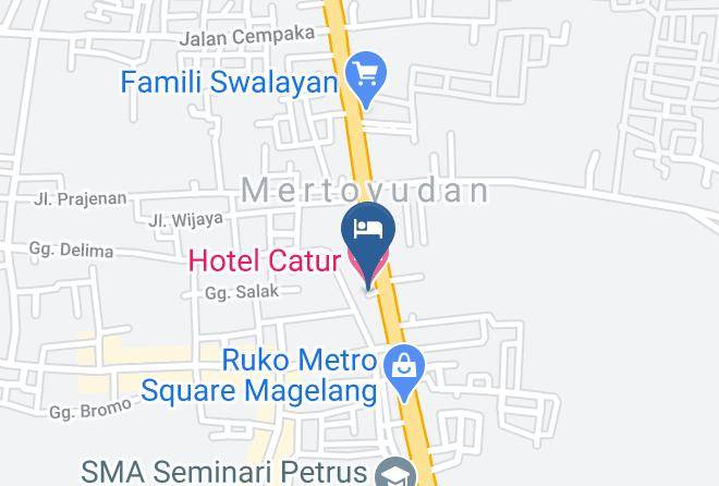 Magelang Regency - Hotel Catur Maps