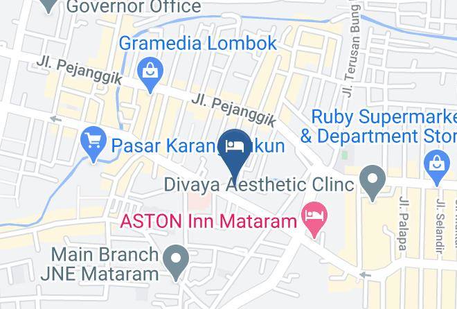 Kota Mataram - Hotel Catur Warga Maps