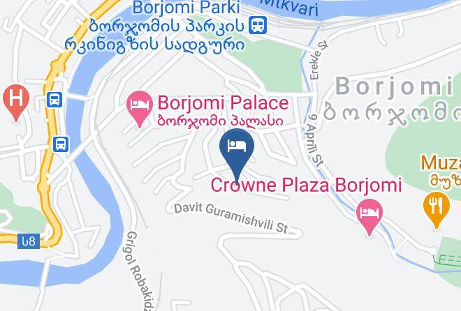 Borjomi - Hotel Caucasus Borjomi Maps