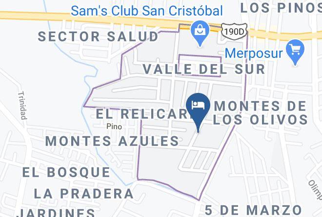San Cristobal De Las Casas - Hotel & Cava La Parroquia Maps