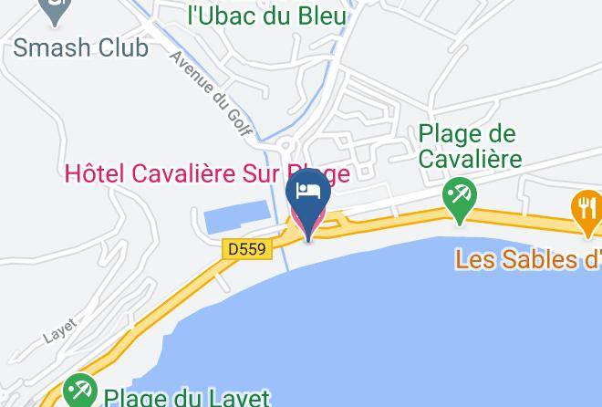 Var - Hotel Cavaliere Sur Plage Maps