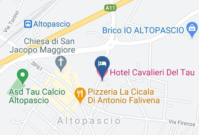 Lucca - Hotel Cavalieri Del Tau Maps