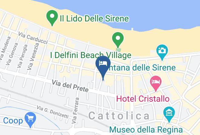 Rimini - Hotel Cavalli Cattolica Maps