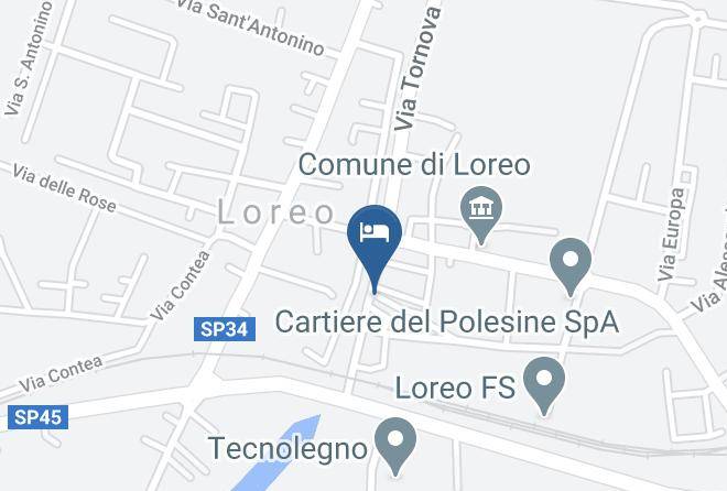 Rovigo - Albergo Ristorante Cavalli Maps