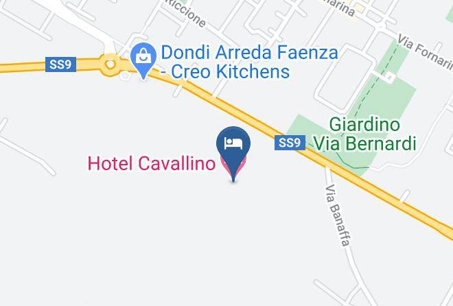 Ravenna - Hotel Cavallino Maps