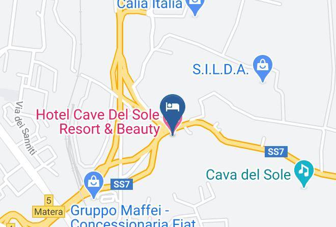 Matera - Hotel Cave Del Sole Resort & Beauty Maps