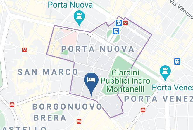 Milan - Hotel Cavour Maps