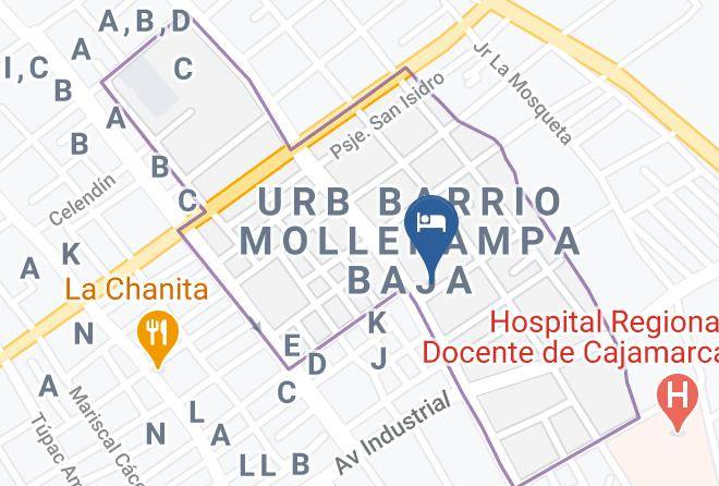 Cajamarca - Hotel Caxa Wasi Maps