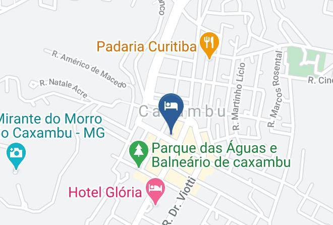 Caxambu - Hotel Caxambu Maps