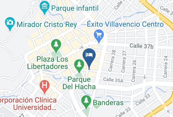 Villavicencio - Hotel Cayena Inn Maps