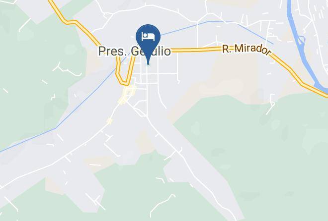 Presidente Getulio - Hotel Cayora Maps