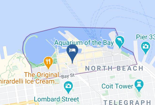 San Francisco - Hotel Caza Fishermans Wharf Maps