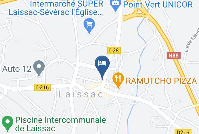 Aveyron - Hotel Cazes A Arazat Maps