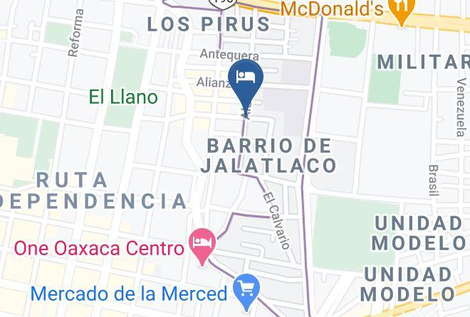 Oaxaca De Juarez - Hotel Cazomalli Maps