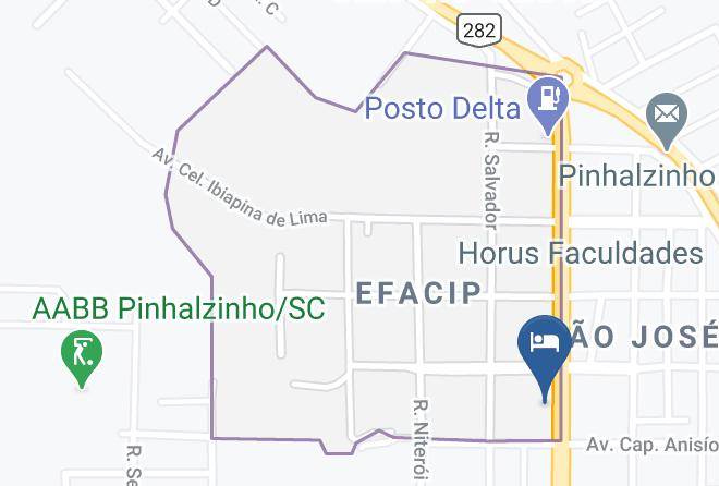 Pinhalzinho - Hotel Cecatto Maps