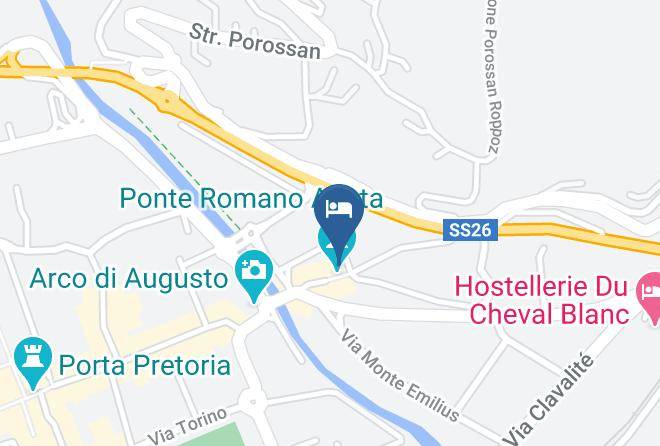 Aosta - Hotel Cecchin Aosta Maps