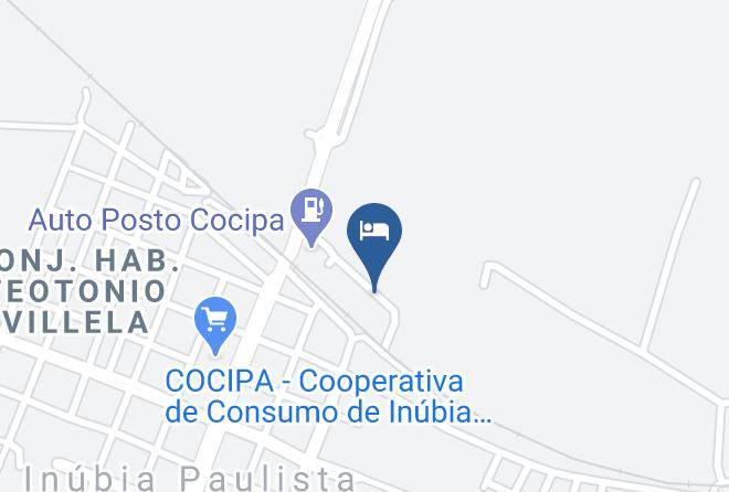 Inubia Paulista - Hotel Cedro Maps