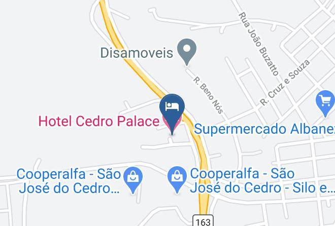 Sao Jose Do Cedro - Hotel Cedro Palace Maps