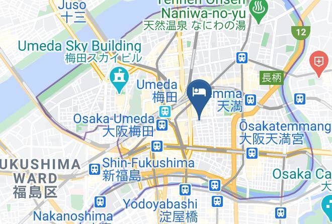 Osaka City Kita Ward - Hotel Ceeds Maps