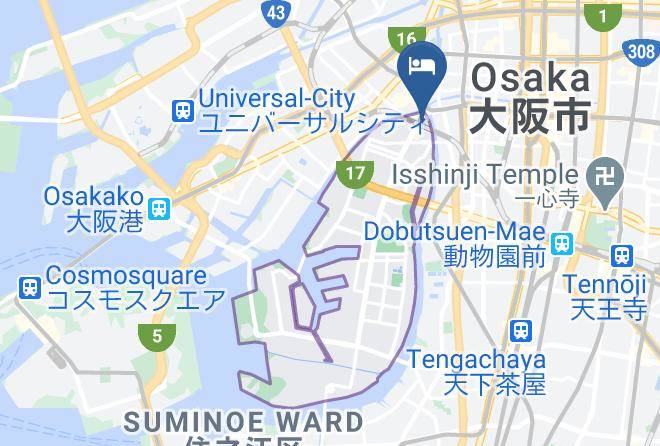 Osaka City Taisho Ward - Hotel Celave Maps