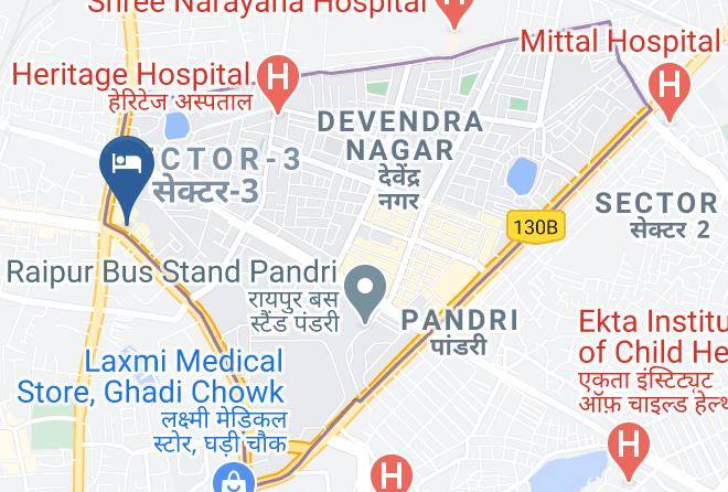 Raipur - Hotel Celebration Raipur Maps